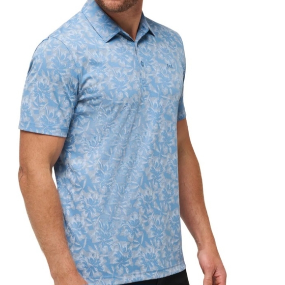 Travis Mathew Other - Travis Mathew Men's Blue Tropical Polo Shirt